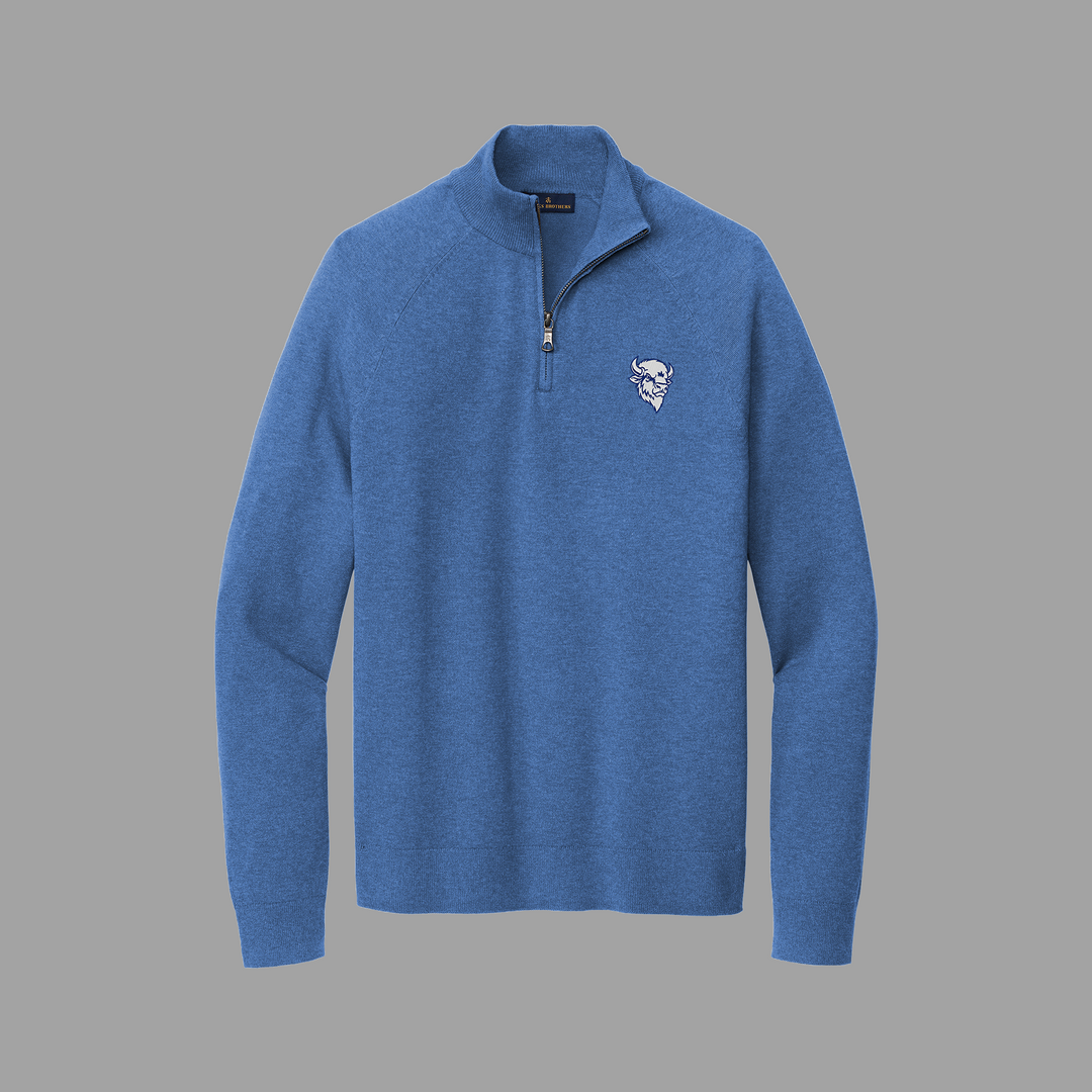 Men's Cotton Stretch 1/4-Zip Sweater