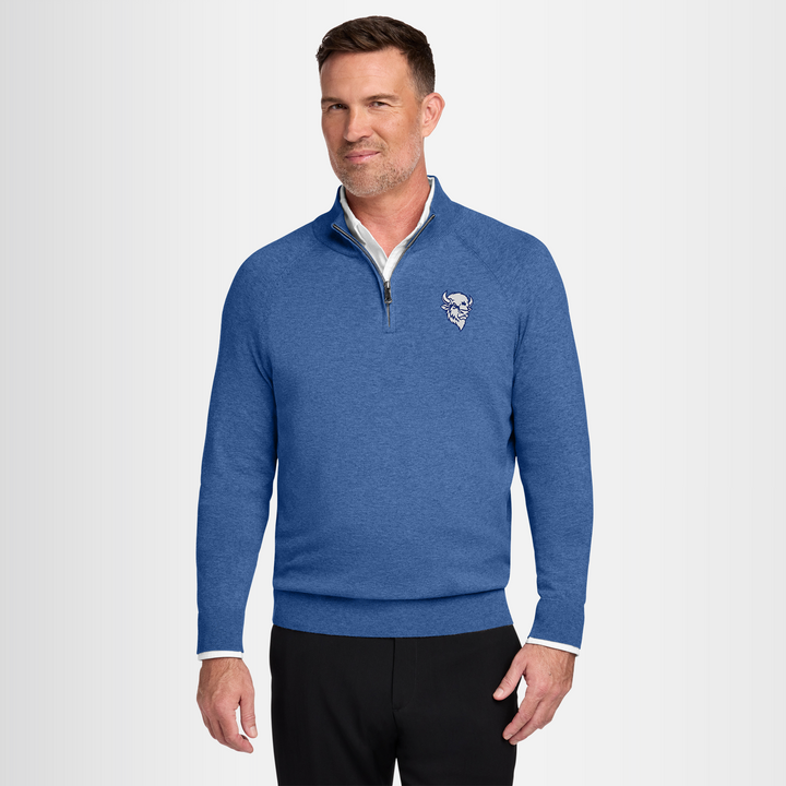 Men's Cotton Stretch 1/4-Zip Sweater